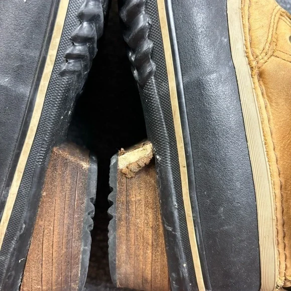 SOREL Women’s Slimpack II Lace Up Winter Snow Boot Tan/Black size: 8 - Picture 9 of 15